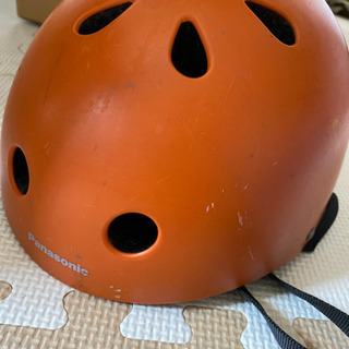 Panasonic ヘルメット　オレンジ