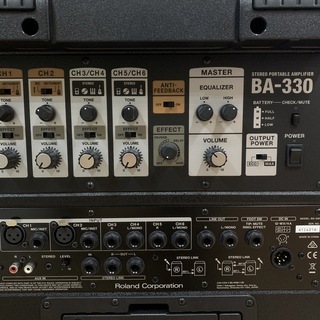 中古値下！＞Roland BA-330 ポータブルPAシステム