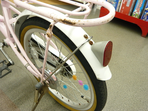 子供自転車 18インチ ピンク×ホワイト ジュニアサイクル キッズ 自転車