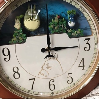 となりのトトロ からくり時計 掛け時計 ジブリ リズム時計工業型番 