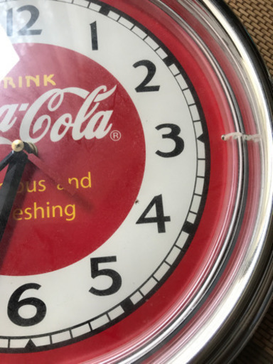 中古品お洒落なコカコーラ ネオン時計 クニちゃん 一宮の生活家電の中古あげます 譲ります ジモティーで不用品の処分