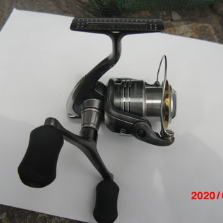 ★SHIMANO/シマノ　08TWINPOWER 2500　YUMEYA製コラボＷハンドル装着モデル☆エギング、シーバス ☆SHIMANO/シマノ 08TWINPOWER 2500 YUMEYA製コラボWハンドル装着