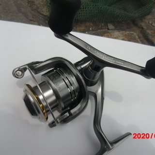 ★SHIMANO/シマノ　08TWINPOWER 2500　YUMEYA製コラボＷハンドル装着モデル☆エギング、シーバス
