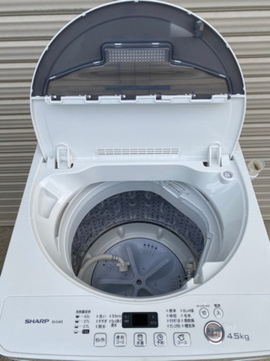 ☆風乾燥☆美品☆SHARP 洗濯機 ES-G4E3-KW