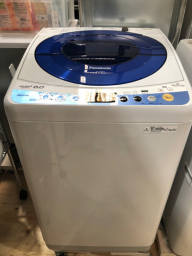 パナソニック洗濯機6㎏　NA-FS60H6