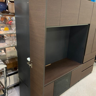 大型リビングボード！配送致します。テレビ台 壁面収納 3つに分割出来ます。
