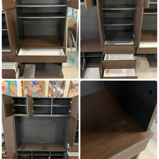 大型リビングボード！配送致します。テレビ台 壁面収納 3つに分割出来ます。