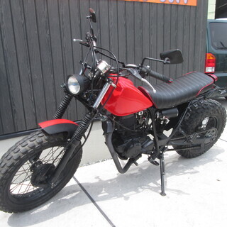 ☆10万円 TW200 ロンスイカスタム！セル付 TW ヤマハ