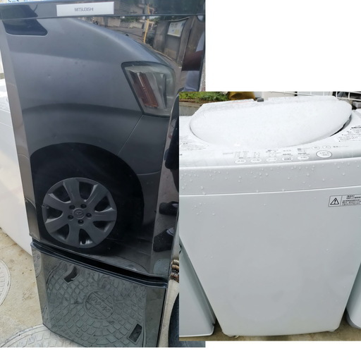 生活家電　２点セット　冷蔵庫　洗濯機　605002