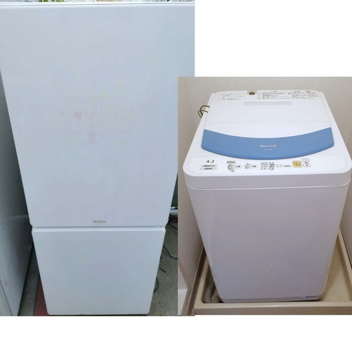 生活家電　２点セット　冷蔵庫　洗濯機　605003