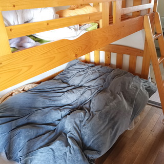 シングル　木製　2段ベッド　二段ベッド