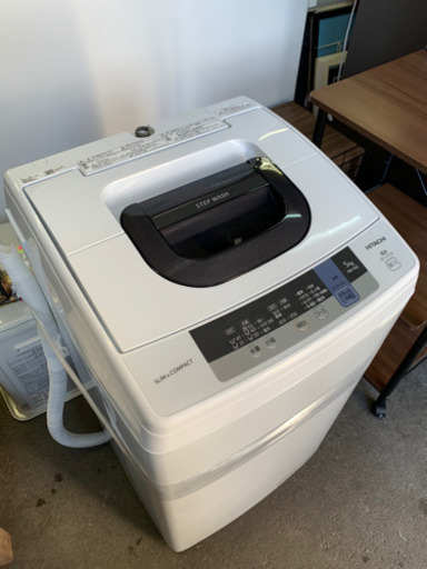 96☆ 日立　全自動洗濯機　5.0kg 洗濯機　2018年製　動作良好　美品！