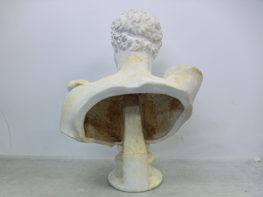 石膏像　ヘルメス胸像　オリンポス12神　西洋彫刻　上半身　デッサン　オブジェ