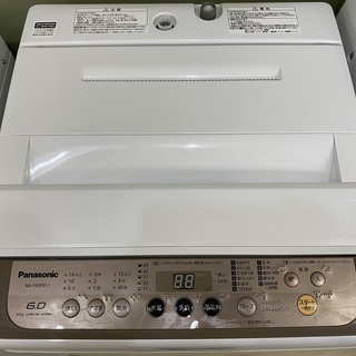 洗濯機 パナソニック Panasonic NA-F60PB11 2018年製 6.0kg 中古品 ...
