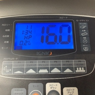 値下げしました❕　イグニオ(IGNIO) ランニングマシン トレッドミル R-16 