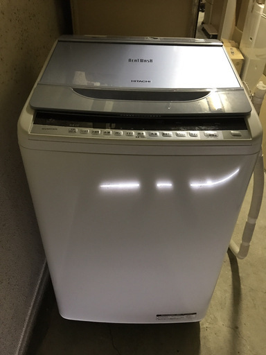 HITACHI 日立 ビートウォッシュ 全自動洗濯機 8.0kg BW-8WV ナイアガラすすぎ 2015年製