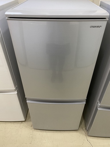 冷蔵庫 SHARP シャープ SJ-Ｄ14Ｅ-S 2018年製 2D 137L シルバー 中古品