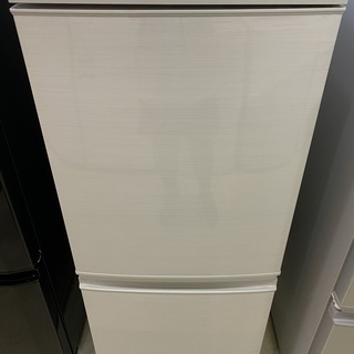 シャープ 冷蔵庫 SJ-D14C-W 中古品 137L 2017年製