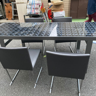 エイブイ:イタリアB＆Bダイニングテーブル、椅子セット