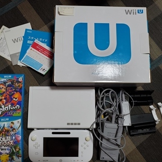 【取引中】任天堂Wii U ソフト2本付(スプラトゥーン＋スマブラ)