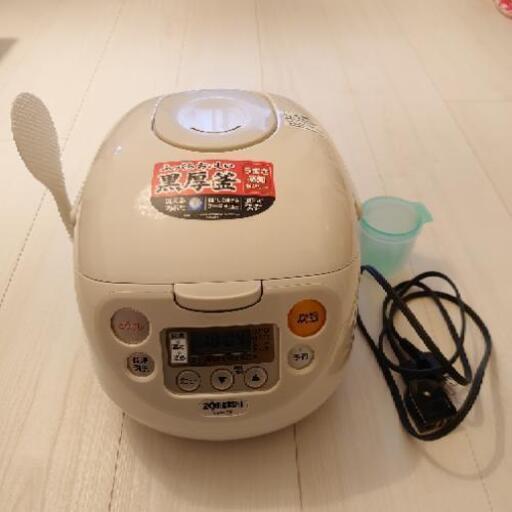 取引中：象印炊飯器