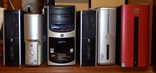 HP Compaq i3-2120 3.3GHz 　HDD500GB ,250GB 　Win10 Pro 64bit