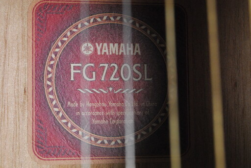 2517 超美品 YAMAHA ヤマハ アコースティックギター FG720SL レフティ 