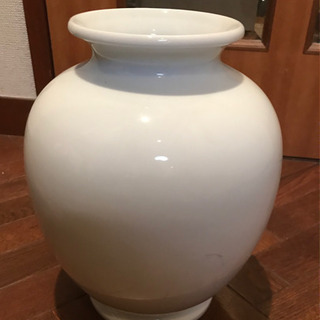 チャイナペイント用　白磁　花瓶　ノリタケ(マークなし)