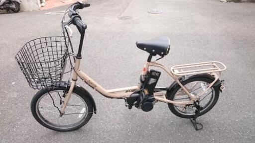 新品同様 ブリジストン 電動自転車 20インチ ベージュ ユニセックス おまけ有ります 定額給付金