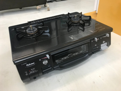 【リサイクルショップ八光　田上店　安心の3か月保証　配達・設置OK】パロマ ガステーブル 左強火力 LPガス用IC-N90KB-L