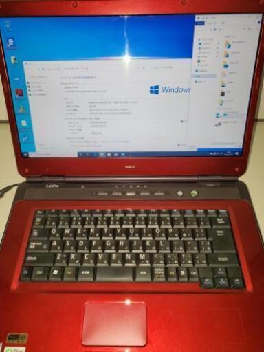 NEC 16インチ/最新Win10pro/ブルーレイ搭載/メモリ4GB/320GB/新品マウス付き