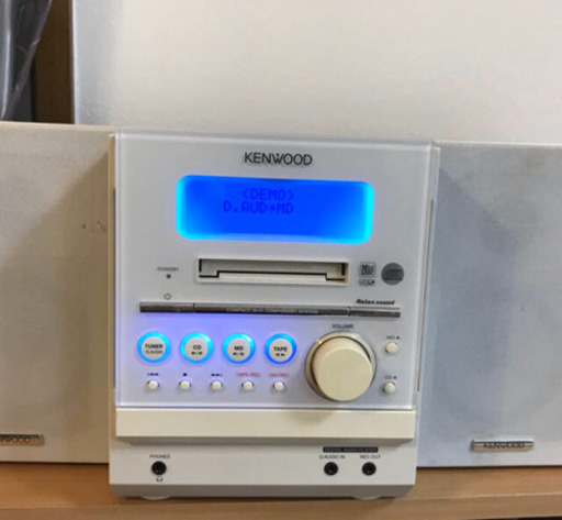 Kenwood Cd Md カセットコンポ はる 豊中の家電の中古あげます 譲ります ジモティーで不用品の処分