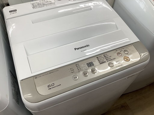 6か月返金保証付！Panasonic NA-F60B9　全自動洗濯機です！