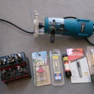 マキタ 電動工具 トリマ 3707f ビットセット