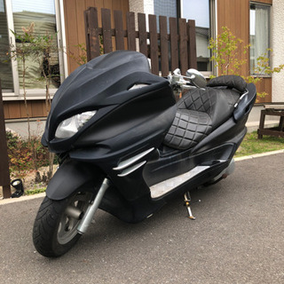 マジェスティ250  カスタム　艶消し塗装