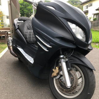 マジェスティ250  カスタム　艶消し塗装