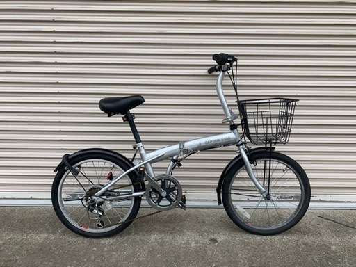 CAPTAIN　STAG 　20インチ　6段ギア　折りたたみ自転車　中古美品！