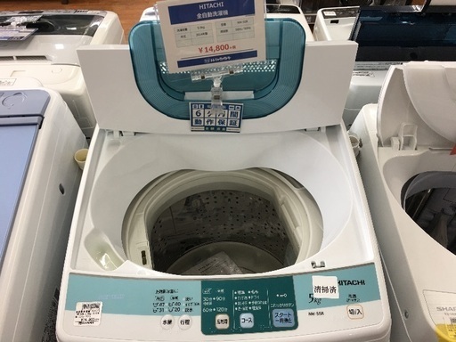 HITACHI 全自動洗濯機入荷　4000