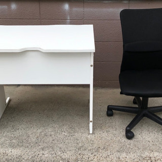 リサイクル　テレワーク最適　簡易机&椅子のセット販売