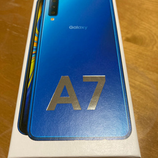 Galaxy A7 ブルー　新品未開封