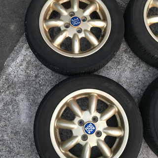 タイヤ、ホイール 希少 ダイハツ純正オプション 軽自動車 ミニライト 