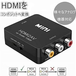 HDMI to RCA 変換コンバーター [HDMI2AV UP...