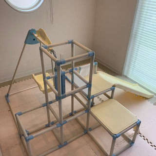 取引終了】子供用 折りたたみ アスレチック すべり台