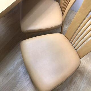 ダイニングテーブル　椅子4脚セット　カリモク　天然木