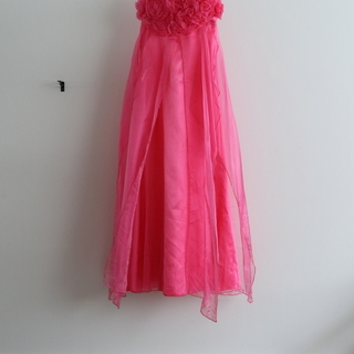 かわいい☆ピンク色カラードレス