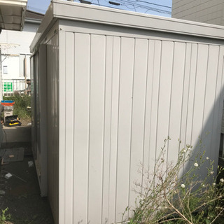 新規受付一時終了】5〜6年間使用 美品 イナバ物置(特大)NEXTA 外