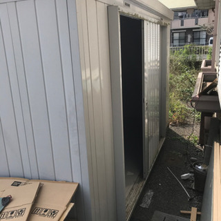 新規受付一時終了】5〜6年間使用 美品 イナバ物置(特大)NEXTA 外