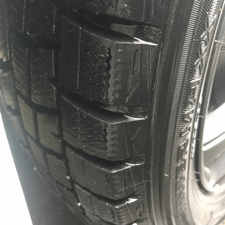 バリ溝　軽かっこいい社外スタッドレスタイヤ　13インチ　155 65 13 ダンロップ