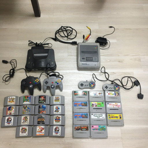 64とスーファミのすぐ遊べるセット