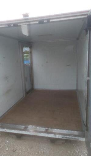 値下げしました！)【横扉付き】【2スペース】【3t車でも配送可】物置き